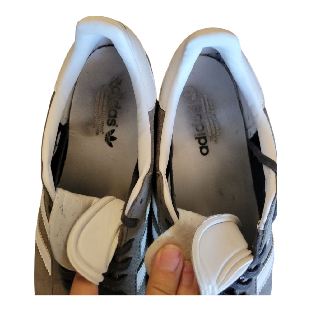 Adidas Gazelle Gray Sneakers - Picture 7 of 11